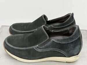 CALTO Men's Black Slip-On Casual Leather Suede Sneakers US 9 Style: G4903